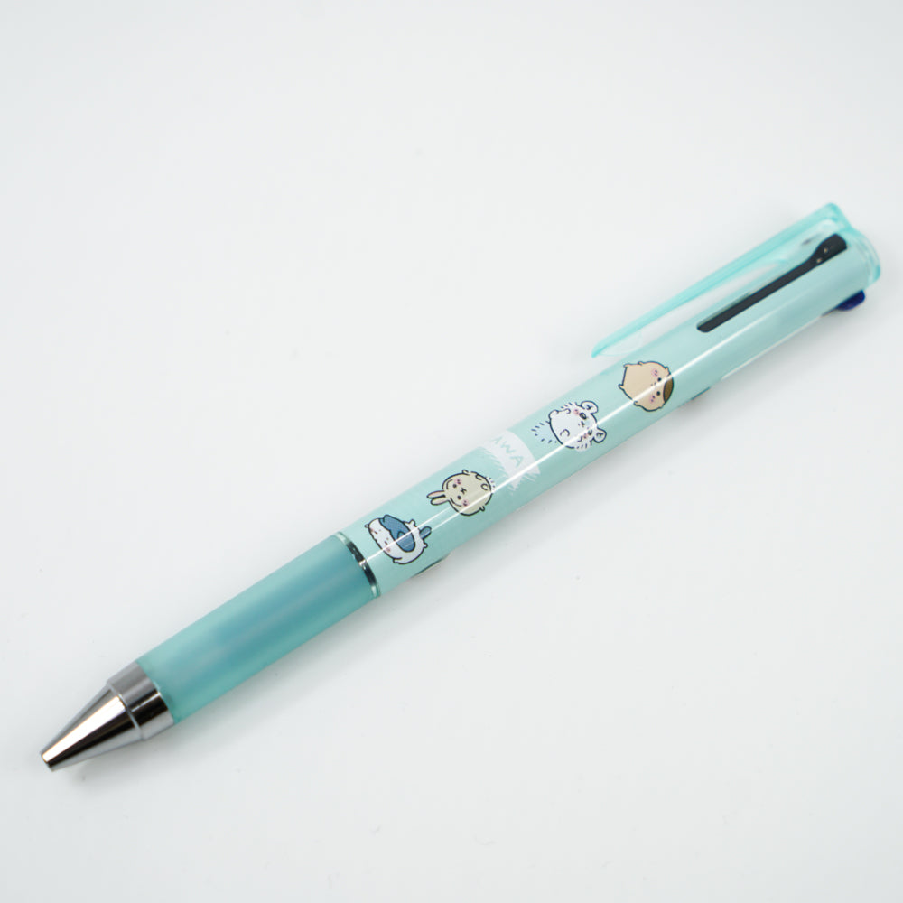Nagano Tri-Colour Ball Pen - Chiikawa (Ver 1 / TURQUOISE)