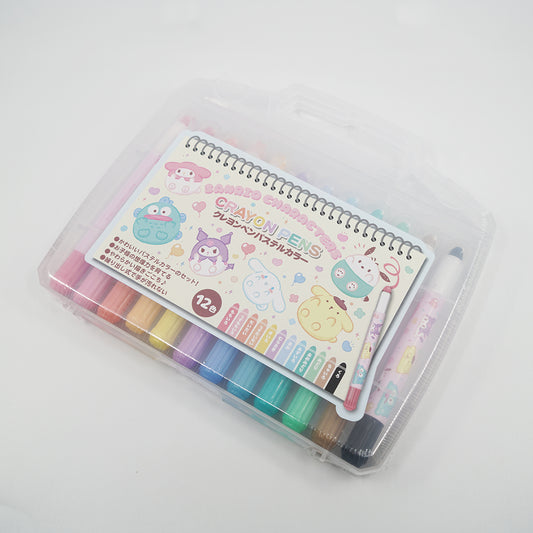 Sanrio Crayon Pen Set (Ver 1)
