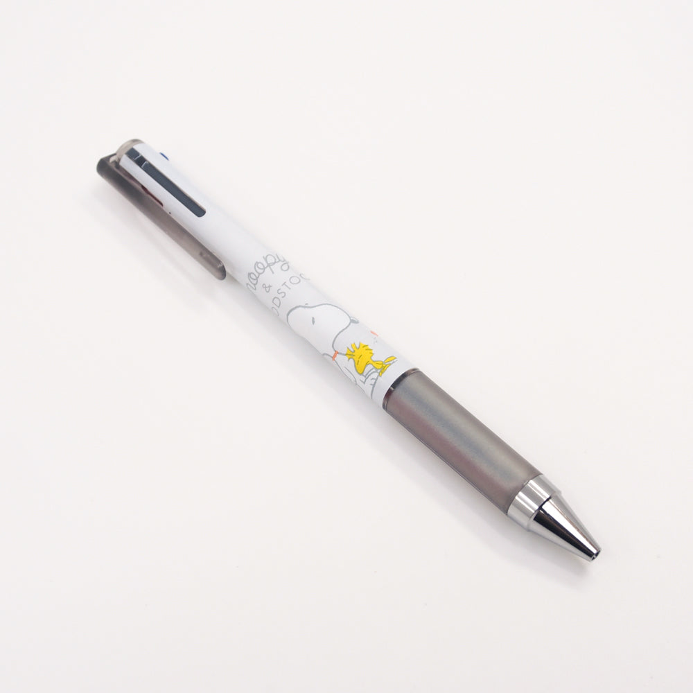 Peanuts Tri-Colour Ball Pen - Snoopy (Ver 1 / GREY)