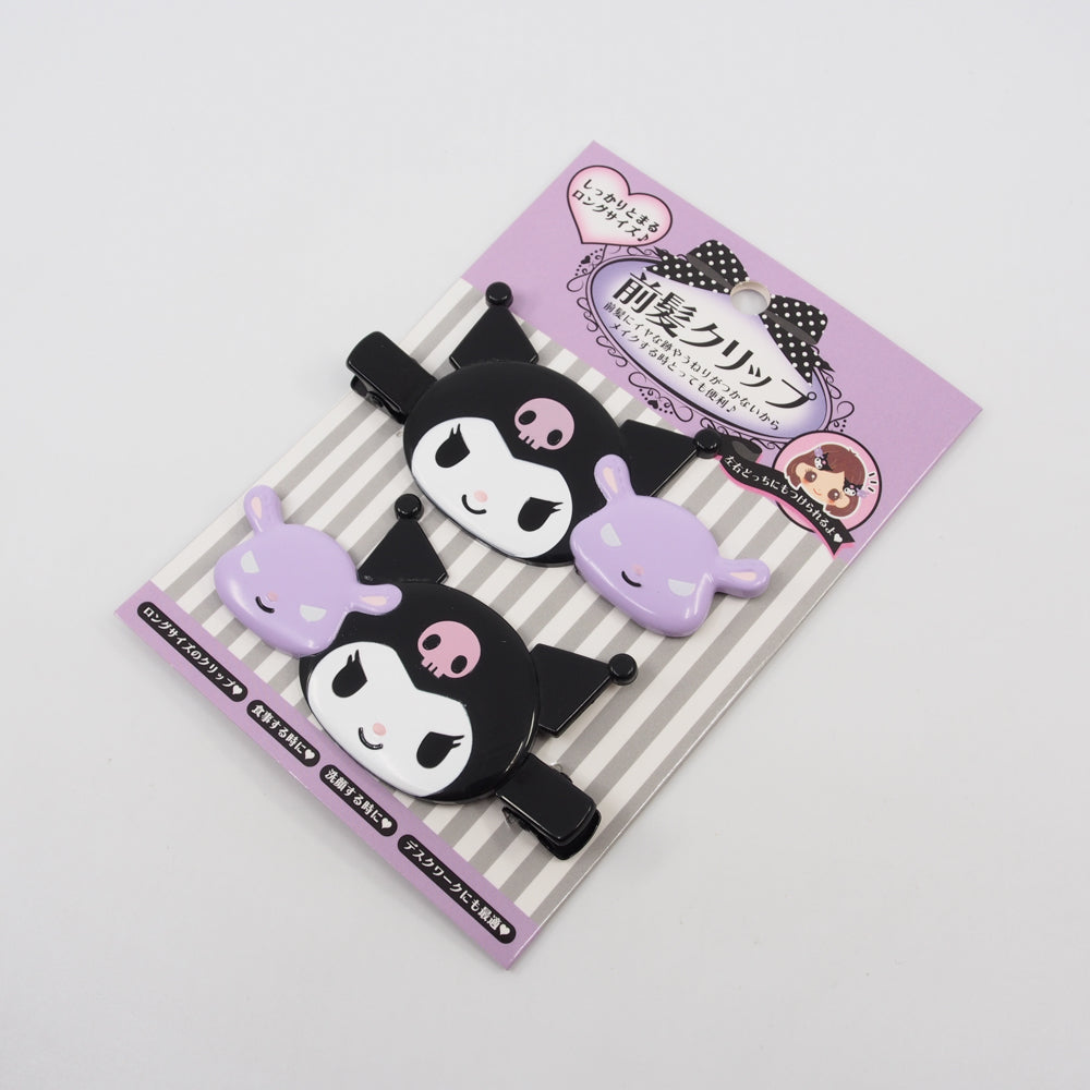 Sanrio Bangs Clip set - Kuromi (Long)