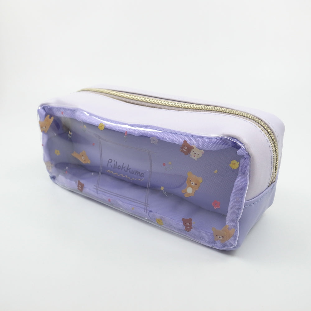 San-X Pencil Case - Rilakkuma (Transparent)