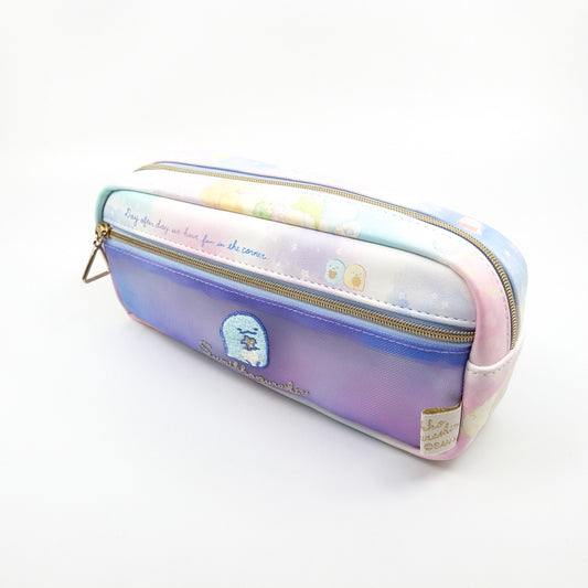 San-X Pencil Case - Sumikko Gurashi - Whale "Day after day we have fun in the corner" (Ver 2)