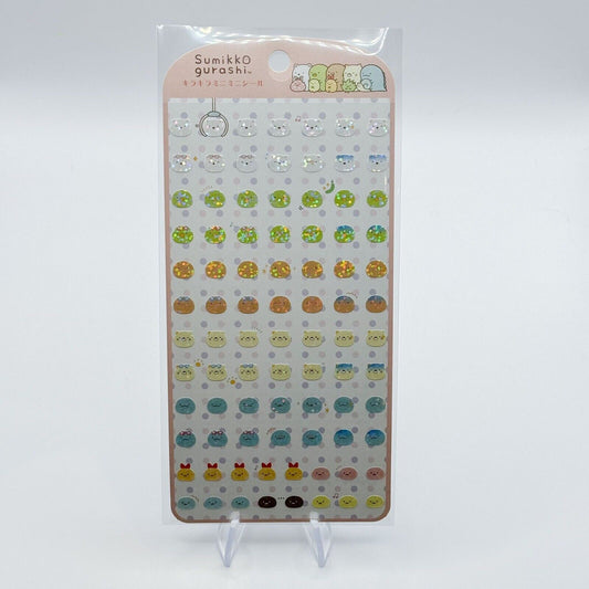 San-X Sticker - Sumikko Gurashi Glitter Mini Sticker PINK (Ver 2)