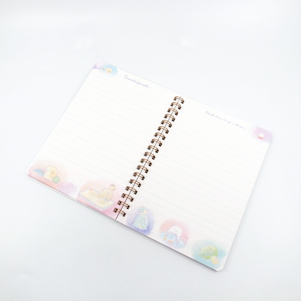 San-X Notebook - Sumikko Gurashi "Day after day we have fun in the corner" (Ver 1)